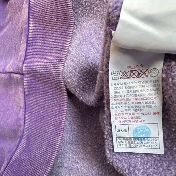 Guess x Clottee Hoodie Jacket Pullover Purple Sweatshirt Top • NEW WITH TAGS - Picture 7 of 14